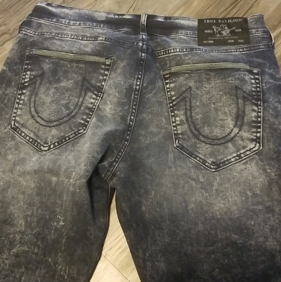 True Religion Geno Moto Slim Fit Jeans - Picture 2 of 3